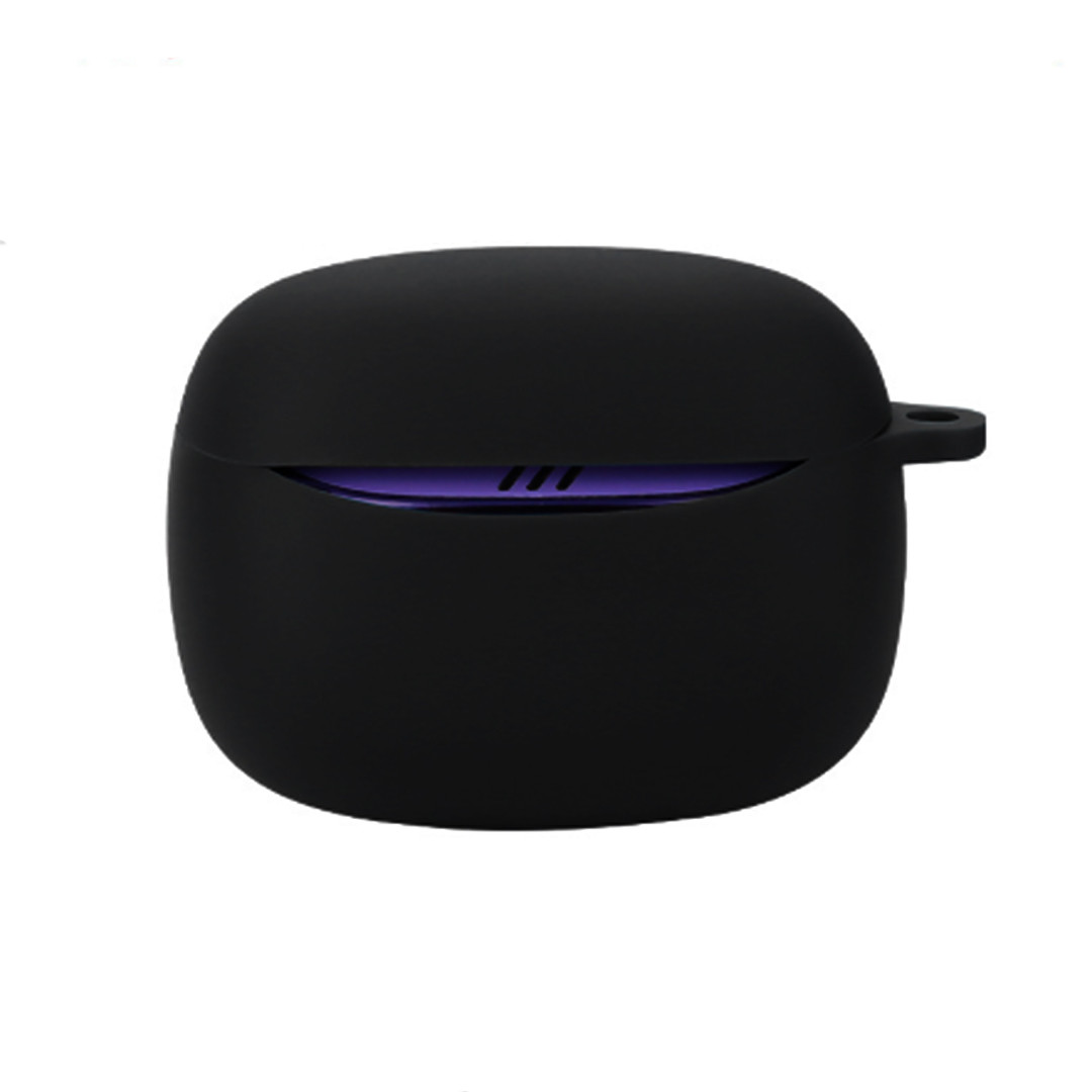 Силіконовий чохол для JBL Tune Buds 2 | чохол + карабін | чорний