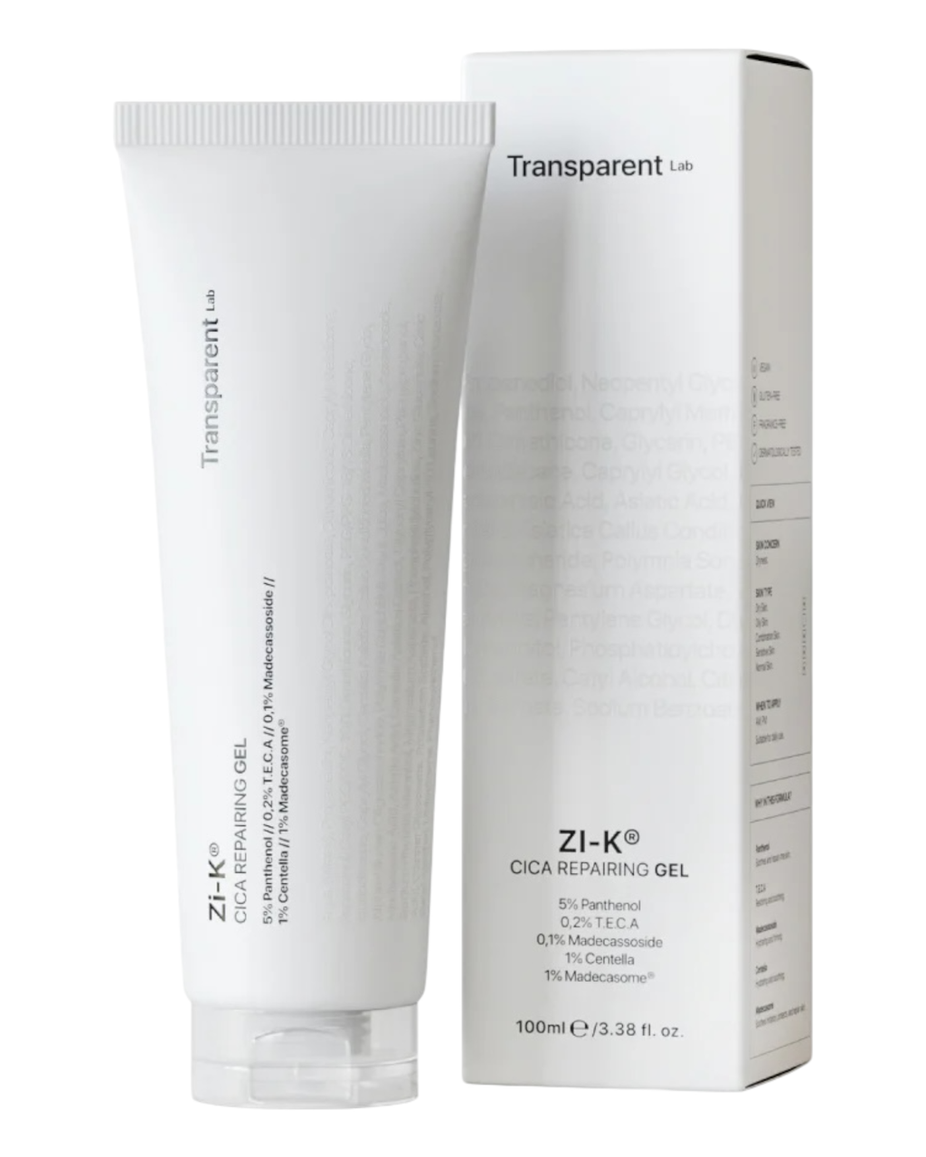 Відновлюючий гель з центелою Transparent-Lab Zi-K Cica Repairing Gel 100 мл