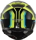 Мотошолом LS2 FF800 Storm II Tracker black/yellow, фото 2