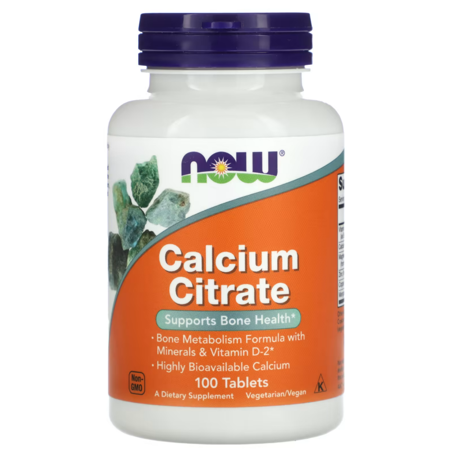 Calcium Citrate Now Foods 100 таблеток