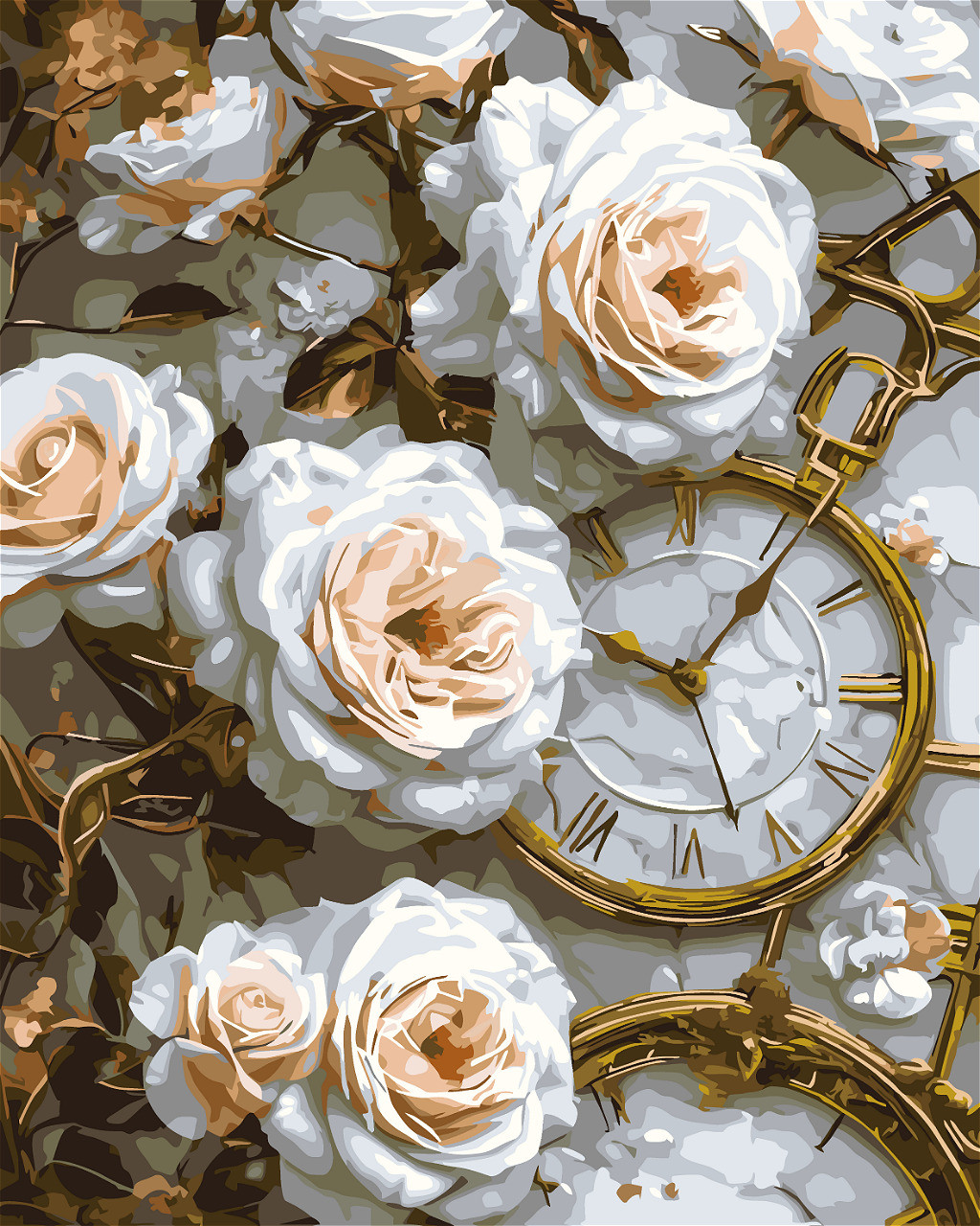 Картина за номерами 40×50 см Kontur Моменти ніжності з фарбами металік DS0661, фото 1