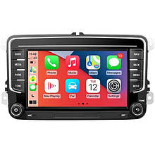 Автомагнітола штатна 7" Android 2Din VW 7037B для Volkswagen, Skoda, Seat (2/32GB, Android Auto, CarPlay)