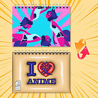 Блокнот на пружині в клітинку 48 арк. Brand New Animal / Абсолютно нова тварина 002