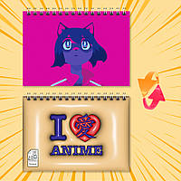 Блокнот на пружині в клітинку 48 арк. Brand New Animal / Абсолютно нова тварина 003