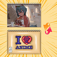 Блокнот на пружині в клітинку 48 арк. Brand New Animal / Абсолютно нова тварина 005