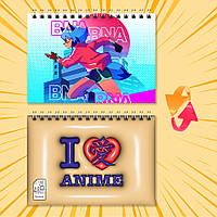 Блокнот на пружині в клітинку 48 арк. Brand New Animal / Абсолютно нова тварина 006