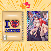 Блокнот на пружині в клітинку 48 арк. Brand New Animal / Абсолютно нова тварина 009