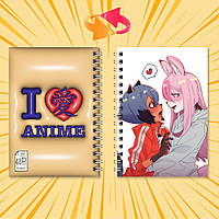 Блокнот на пружині в клітинку 48 арк. Brand New Animal / Абсолютно нова тварина 010