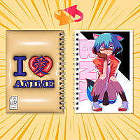 Блокнот на пружині в клітинку 48 арк. Brand New Animal / Абсолютно нова тварина 011