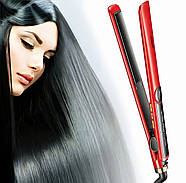 Прасочка-випрямляч для волосся з керамічним покриттям та дисплеєм VGR V-518, фото 2