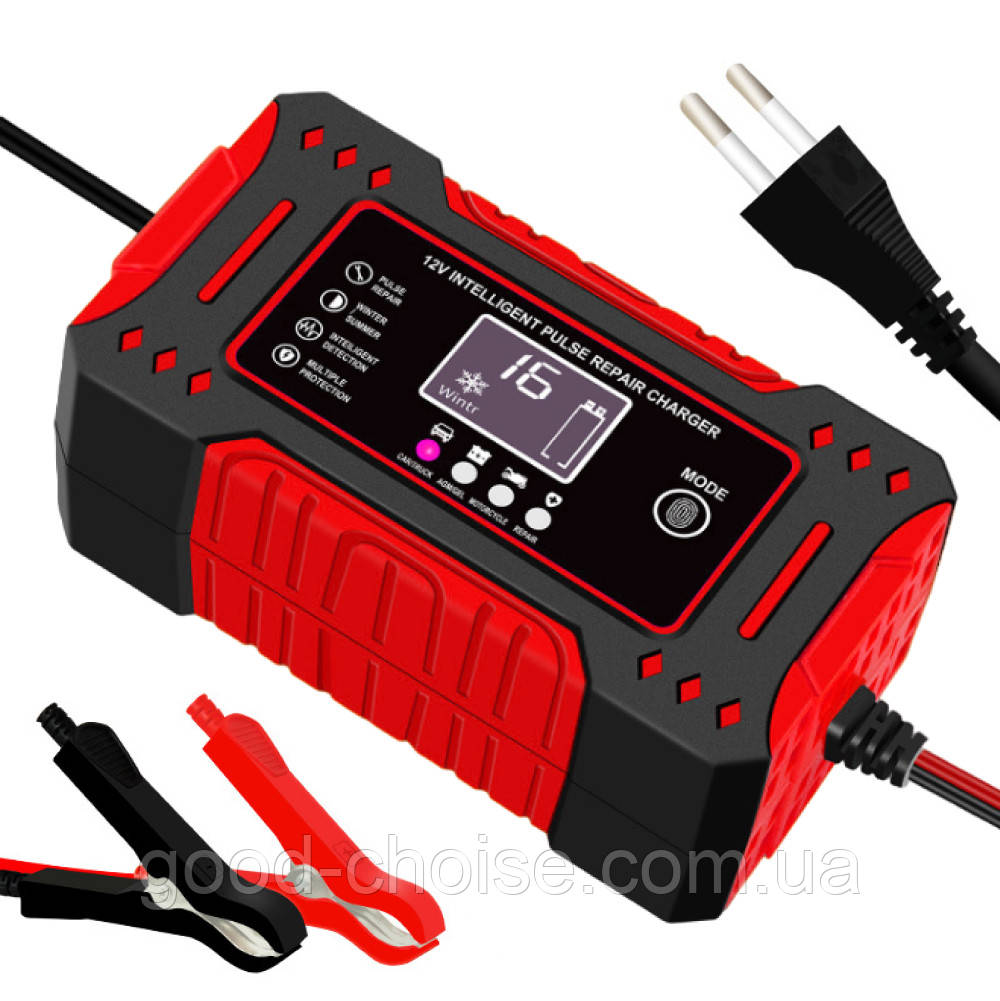 Імпульсний зарядний пристрій для акумуляторів 12V, 6А, 265В / Автомобільна зарядка для акумулятора
