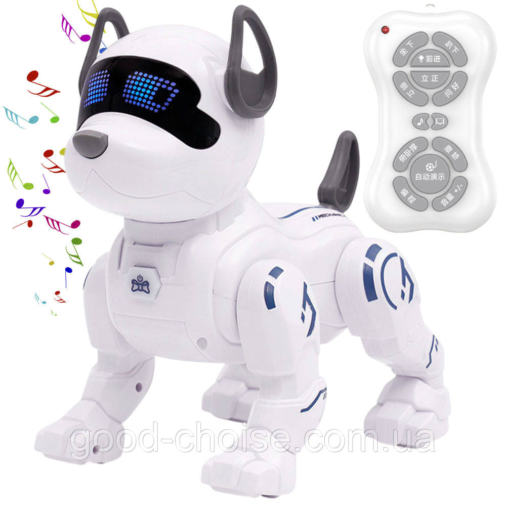 Робот собака на радіокеруванні 22см, музичні ефекти, Пульт, JZJ / Інтерактивний собака-робот / Робот пес, фото 1