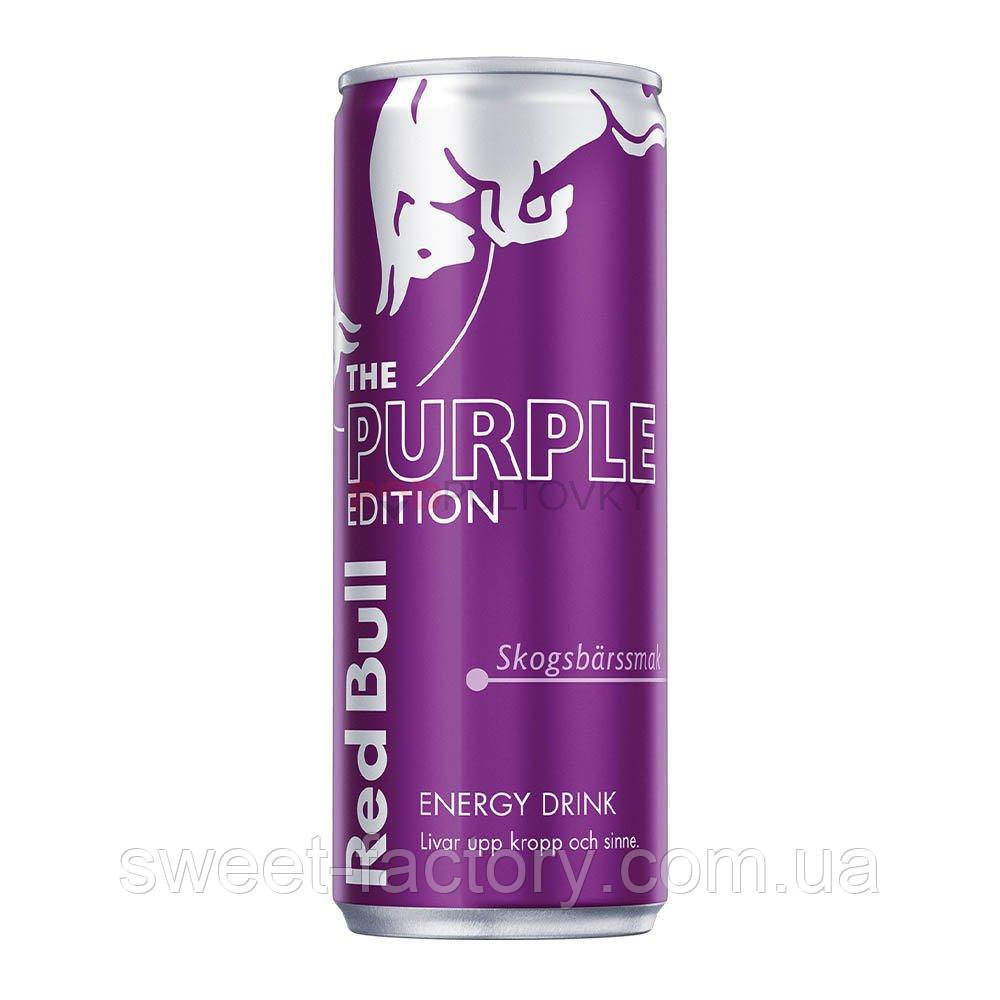 Енергетик Red Bull Purple Edition Skogsbarssmak 250ml, фото 1