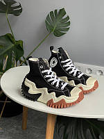 Женские кеды Converse Run Star Motion Black Platform Hi Premium конверс кроссовки ран стар 36-41р.