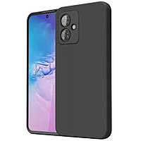 Чохол Fiji Full Soft Premium для Motorola G54 / G54 Power протиударний бампер з мікрофіброю Black