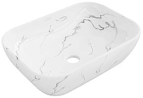 Умивальник (раковина) MEXEN RITA SHINY MARBLE накладний