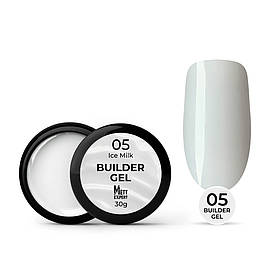 Гель для нарощування Mett Expert Builder gel Ice milk №05 Молочний 30 г