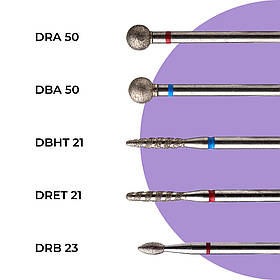 Набір фрез Nice for you №5 DRET21 DBHT21 DRB23 DBA50 DRA 50
