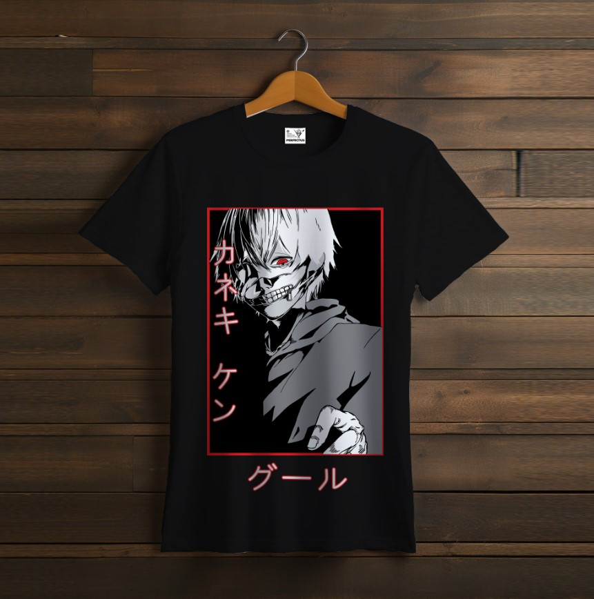 Футболка унісекс з принтом "Tokyo Ghoul, Токійський гуль, аніме, манга, персонажі, Кен Канекі" 10