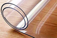 М'яке скло на стіл (гнучке скло) 800мкм (1.5 м ширина). Плівка силікон/пвх.