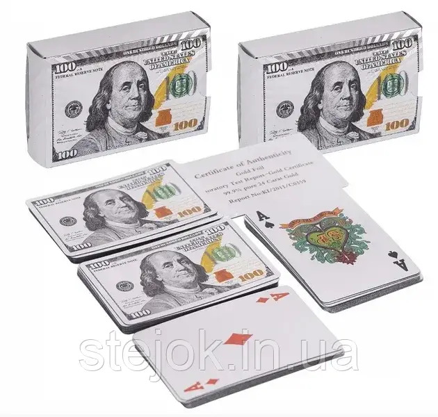 Гральні карти Доллар, 36шт, фото 1