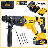 Безщітковий акумуляторний перфоратор DeWalt DCH133NT (36V, 6 AH) Трирежимний перфоратор Деволт з 2 АКБ gt
