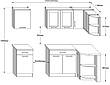 Кухонний кутовий набір 3.0/3.1 м, готовий модульний кухонний гарнітур, кухня кутова No1 Еко Еверест, фото 9