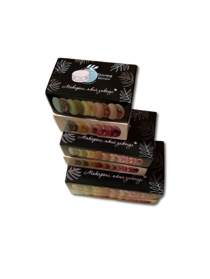 Коробка Macarons boutique, 200*120*60
