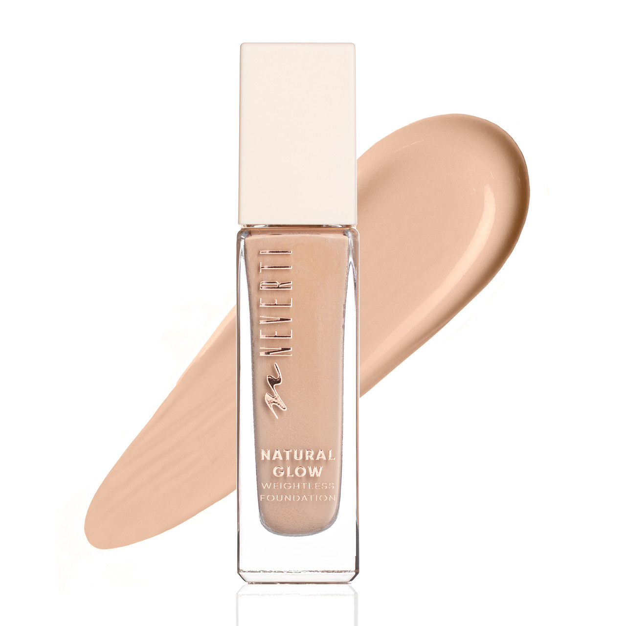 NP301 Тональна основа Natural Glow NEVERTI №004, фото 1