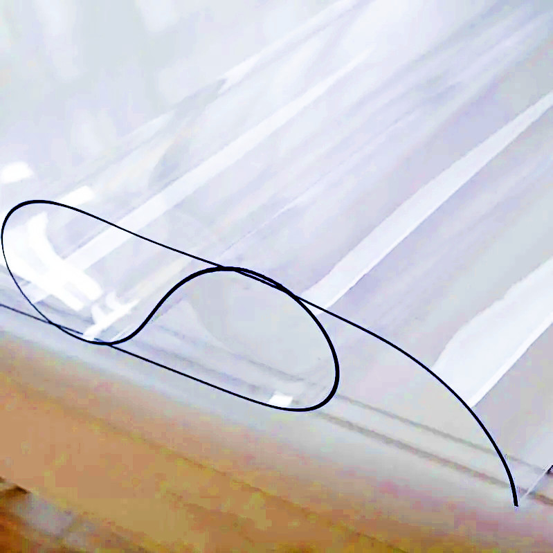 Прозора плівка пвх 70 мкм (1.50 м ширина). Текстильна плівка. Товщина 0.07 мм. (227м)