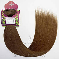 Натуральне Слов'янське Волосся на Заколках 55-60 см 110 грам, Шоколад №05