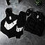 Спортивний костюм чоловічий Nike big swoosh жилетка 2 футболки кепка осінній весняний найк чорний, фото 4
