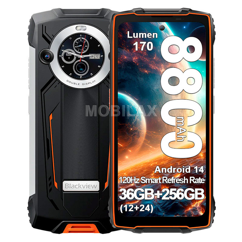Телефон протиударний Blackview BV8200 12Gb/256Gb потужний