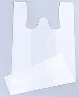 Пакети майка 38+18х60 см 30 мкм білі 50 шт