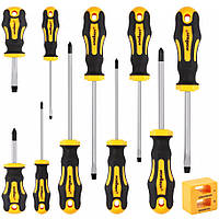 Набір викруток 10шт + намагнічувач-розмагнічувач sdy-87007