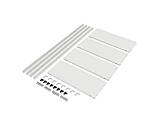 Стелаж металевий розбірний на болтах 1500х750х300, 4 полиці фарбований метал 35кг/полицю Білий Стелаж лофт, фото 9