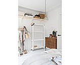 Стелаж металевий розбірний на болтах 1500х750х300, 4 полиці фарбований метал 35кг/полицю Білий Стелаж лофт, фото 3