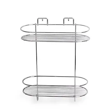 Полиця для ванної Besser KM-0186 кутова 2-ярусна 35х27х11см