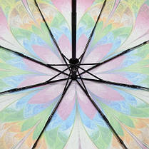 Парасолька жіноча складана Doppler повний автомат Антивітер 746165 сатин Caleido, фото 5