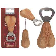 Відкривачка у формі яєчок Bottle Opener Testicle – смішний аксесуар для бару!