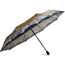 Парасолька жіноча складана Doppler повний автомат Антивітер 746165 сатин Leopardo, фото 2