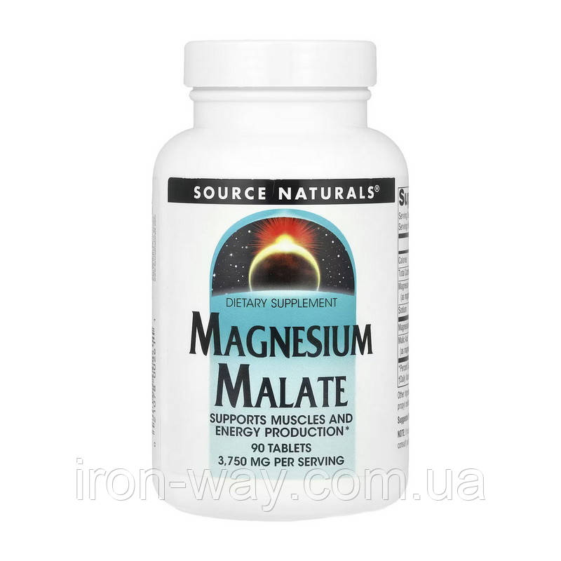 Source Naturals Magnesium Malate (90 tab), фото 1