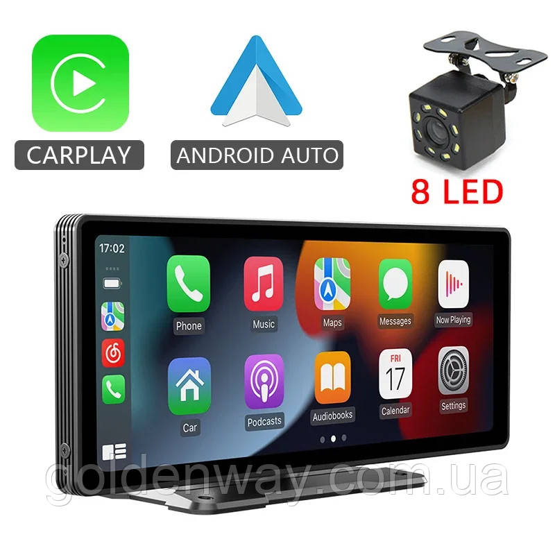 Мультимедійний Монітор B5303 Єкран 10.2" дюймів з Carplay Android Auto WIFI + паркувальна задня камера