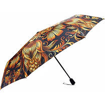 Парасолька жіноча складана Doppler повний автомат Антивітер 746165 сатин Witrage, фото 4