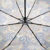 Парасолька жіноча складана Doppler повний автомат Антивітер 746165 сатин Witrage, фото 5