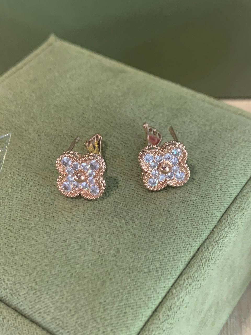 Ван Кліф кільце / Van Cleef кільце подвійне конюшина