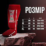 Захист гомілки і стопи PowerPlay 3054 Classic Shin Червоні S, фото 7