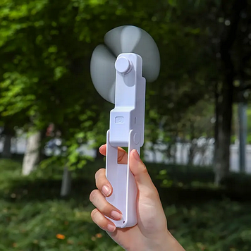 Портативний міні-вентилятор акумуляторний та від USB Folded Fan F9