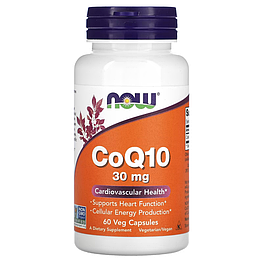 CoQ10 30 мг Now Foods 60 капсул