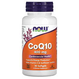 CoQ10 400 мг Now Foods 30 капсул